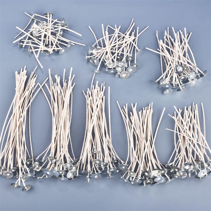Soy Wax Pillar Blend - 30pcs Candle Wicks Low Smoke Pre-Waxed