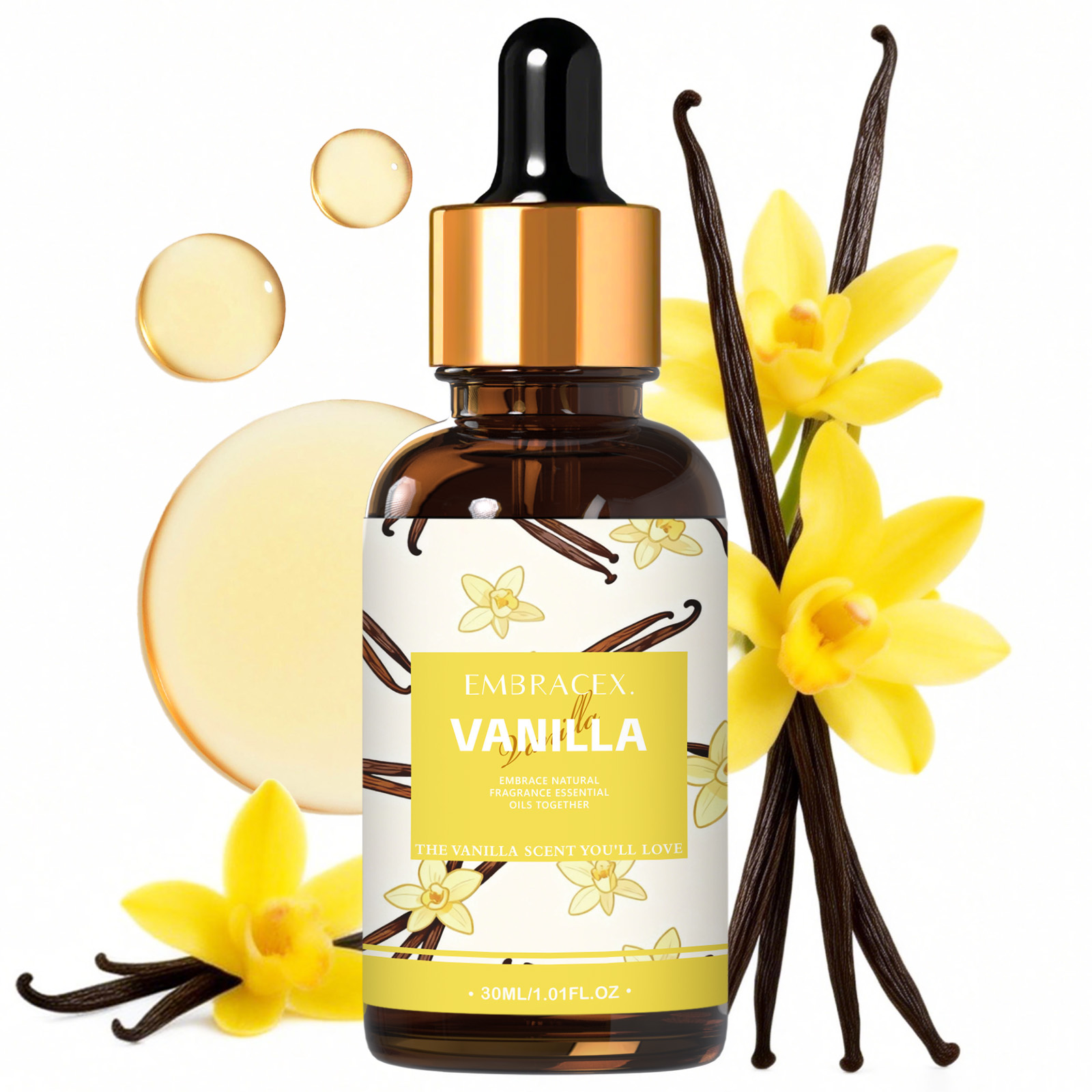Candle Making Fragrances - 30ml Vanilla Fragrance Oils For Diffusers