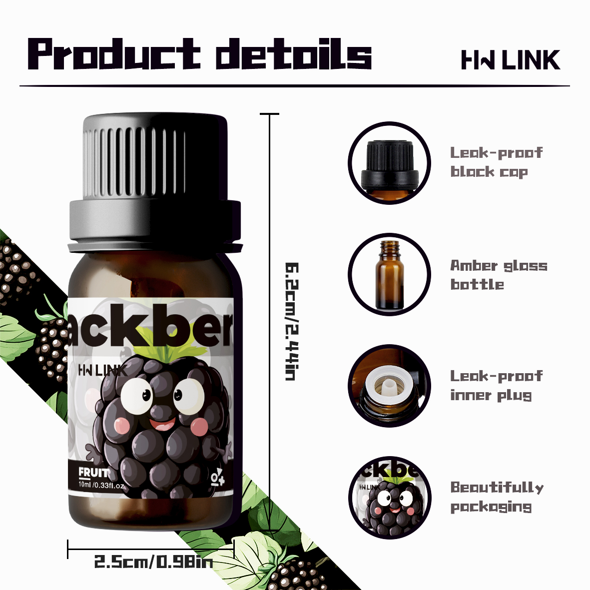 Blackberry Fragrance Oils 10ml - Candle Making Fragrances review and price