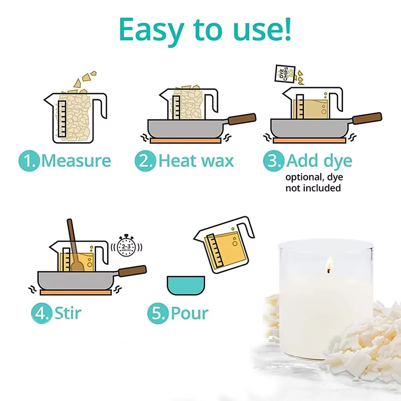 1kg/500/250/100g Pure Soy Wax  - Soy Wax Pillar Blend review and price