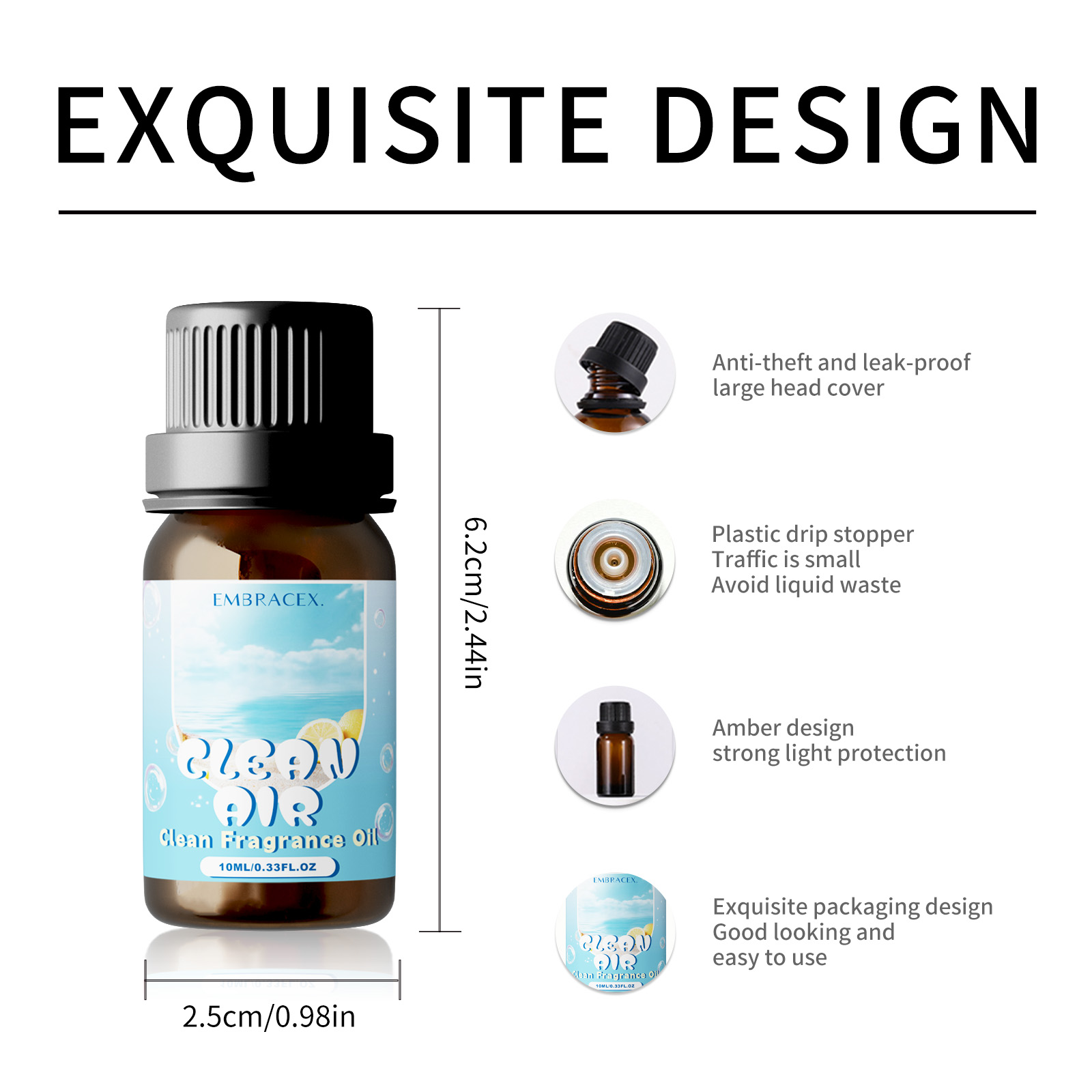 10ml Clean Air Fragrance Oils  - Candle Making Fragrances review and price