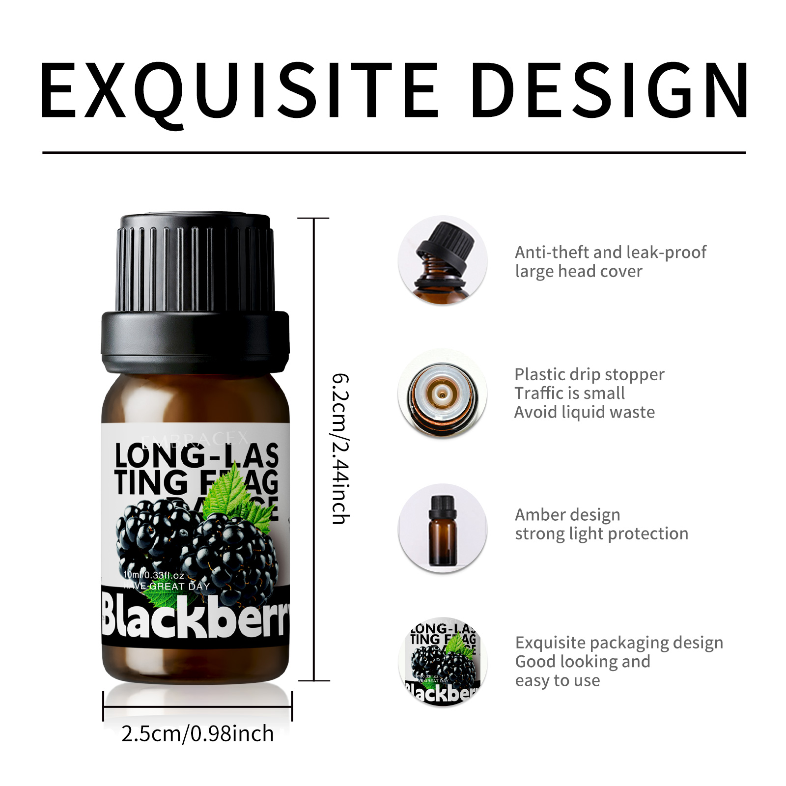 10ml Blackberry Fragrance Oils - Candle Making Fragrances review and price