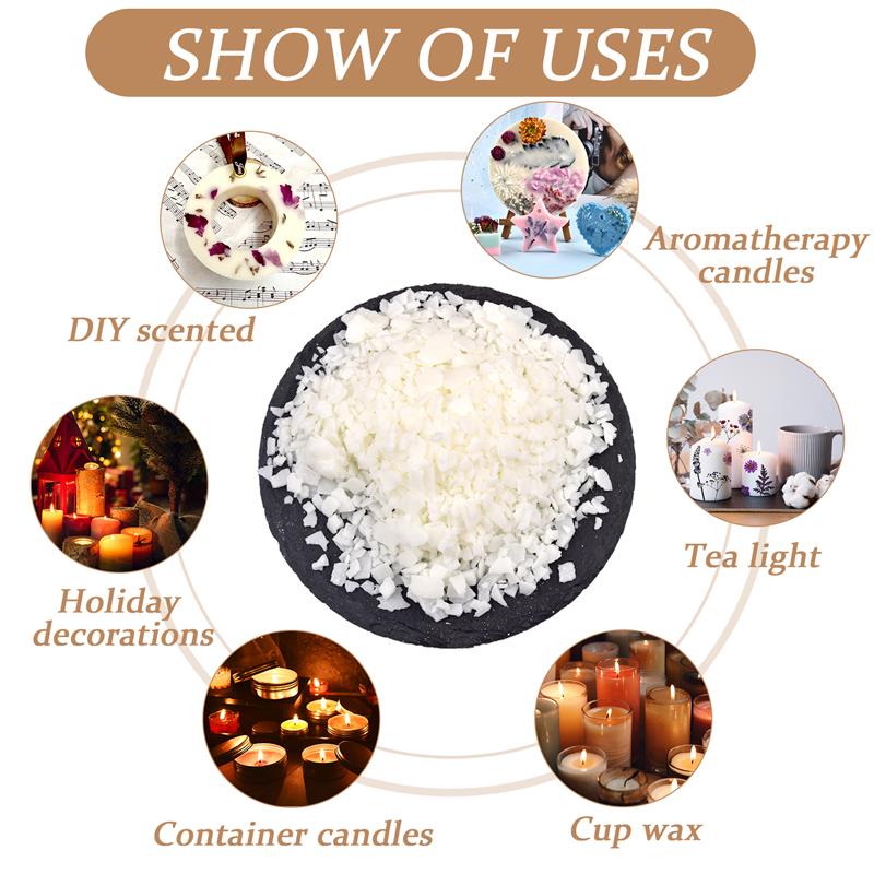 50-1000g Natural Pure Soy Wax  - Candle Making Scents review and price