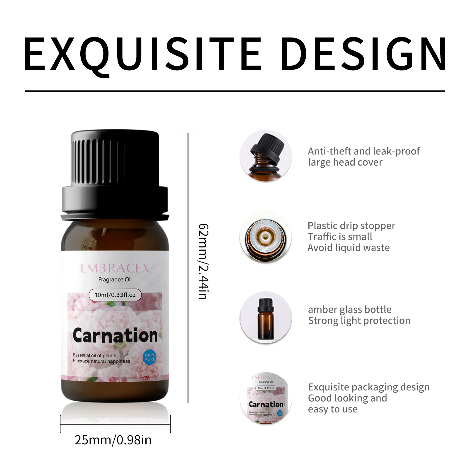 10ml Carnation Fragrance Oils  - Candle Making Fragrances review and price