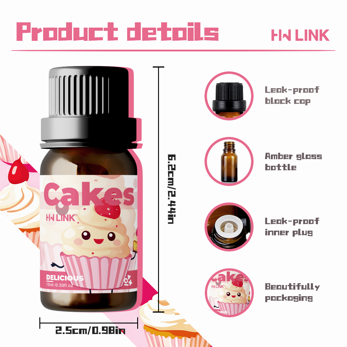 10ml Cakes Fragrance Oils Cand - Candle Making Fragrances review and price