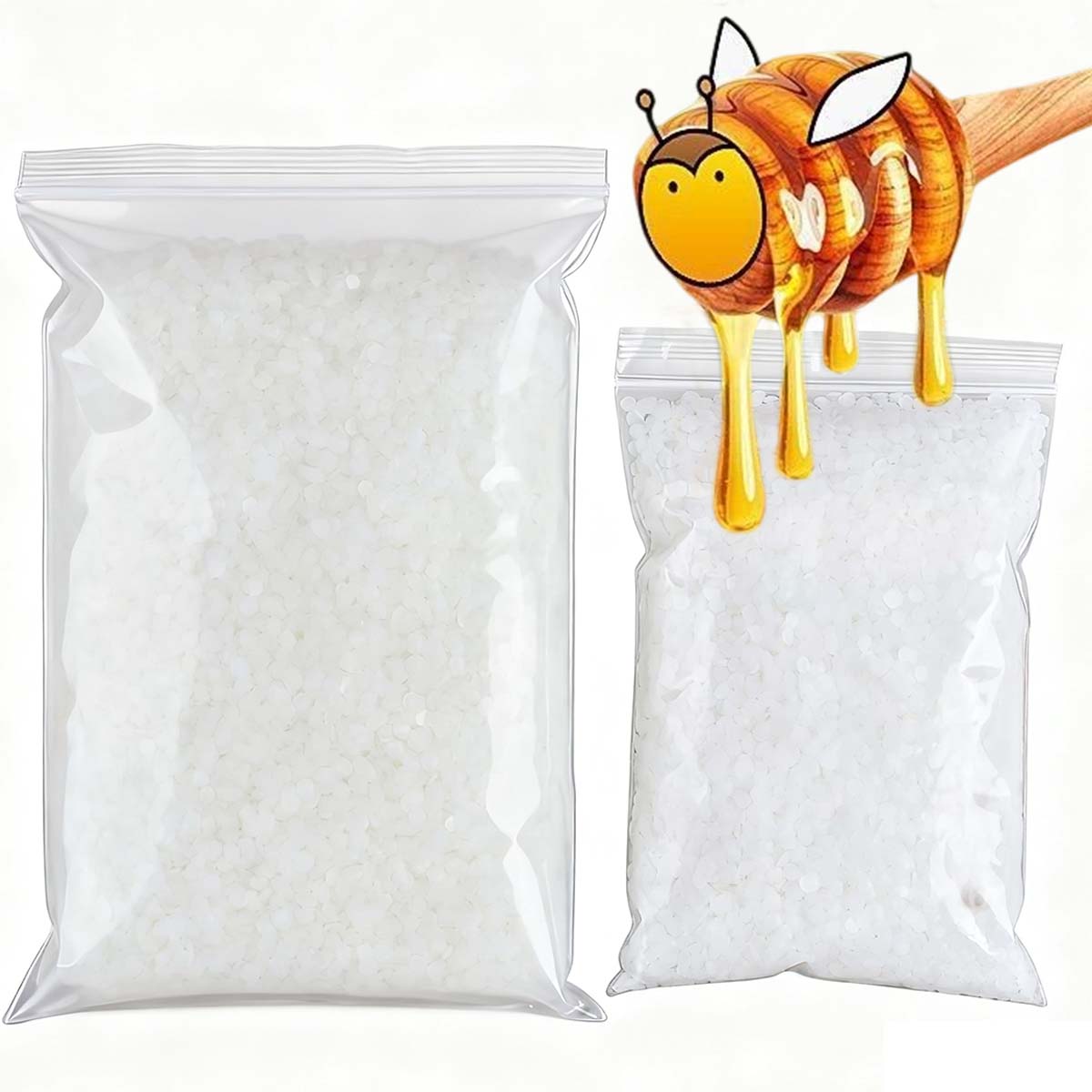 200g-1000g White Beeswax Pure  - Candle Making Fragrances review and price