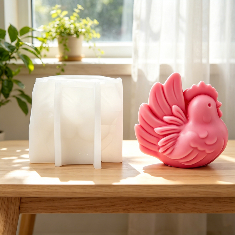 Cartoon Hen Silicone Candle Mo - Soy Wax Pillar Blend review and price