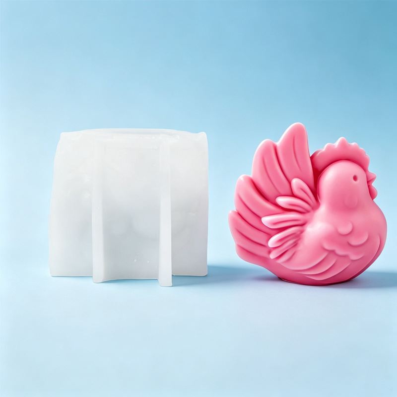 Cartoon Hen Silicone Candle Mo - Soy Wax Pillar Blend review and price