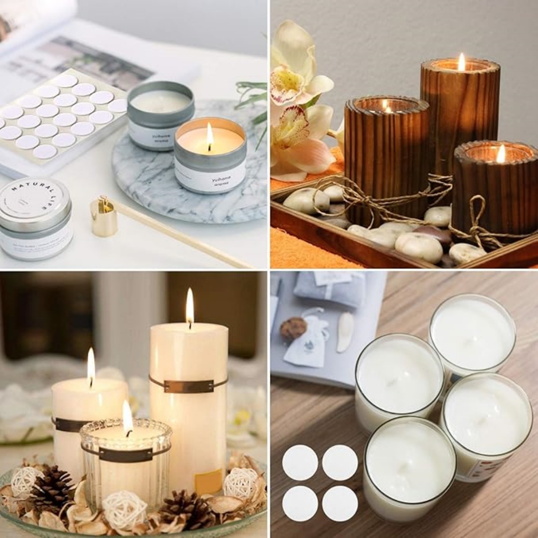 100Pcs Functional Smokeless Ca - Soy Wax Pillar Blend review and price